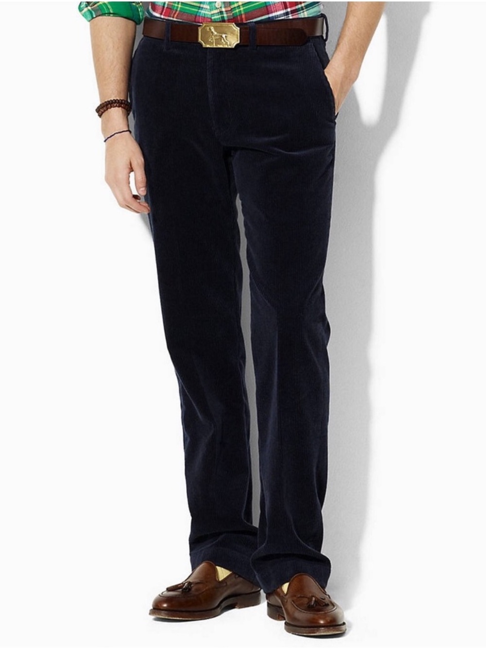 Polo Ralph Lauren
Navy Blue Velvet Pants Size 36/32